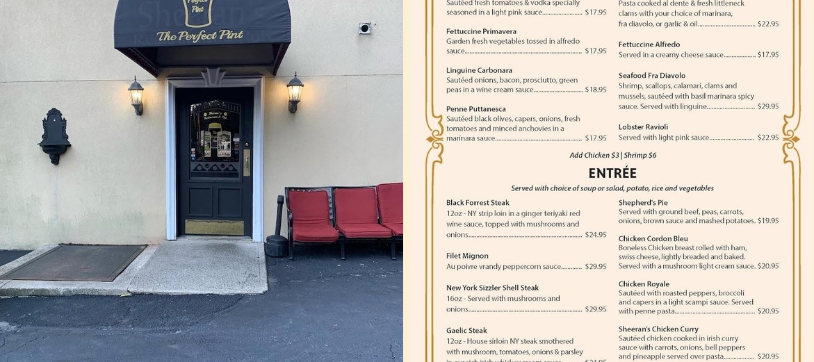 Sheeran's The Perfect Pint Tomkins Cove